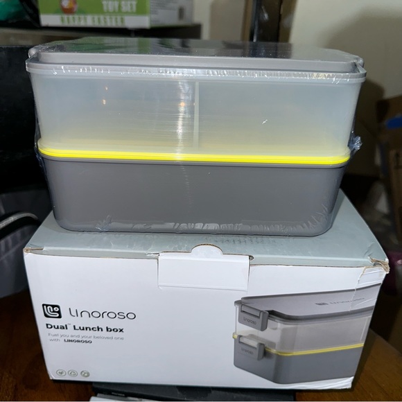 Stackable Bento Box Adult Lunch Box | Meet All You On-the-Go Needs for Food - Picture 3 of 10